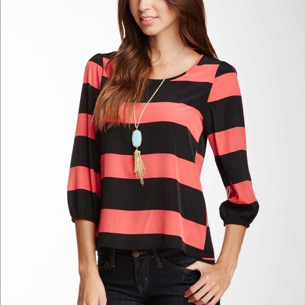 Peach Love Cream 3/4 Sleeve Top